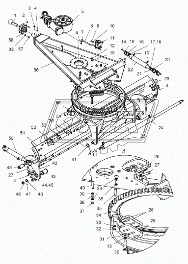 225.67.11.01.000 Круг поворотный без венца ГС-14.02; под шар,с/о